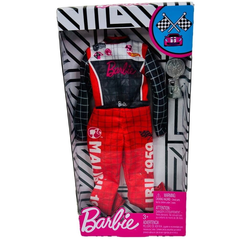 5 for $25| Barbie Career Fashions Race Car Driver Outfit